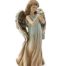 Angel Girl With Dove Figurine