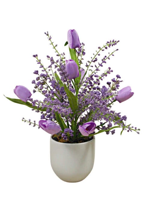 Artificial Spring Arrangement - Lavender