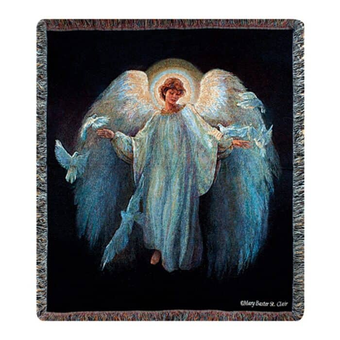 Messenger Of Peace Tapestry Throw